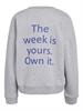 NMARYA O-NECK SWEAT JRS light grey melange