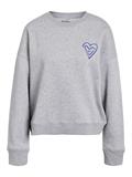 NMARYA O-NECK SWEAT JRS light grey melange