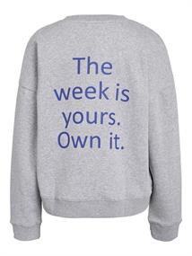 NMARYA O-NECK SWEAT JRS light grey melange