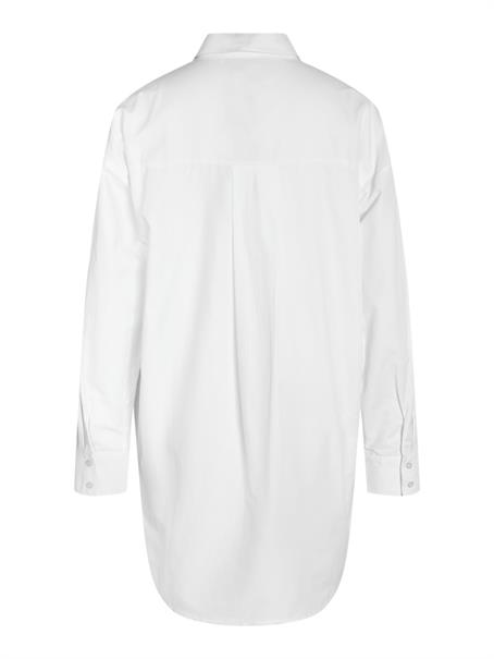 NMASTA L/S SHIRT DRESS FWD bright white