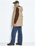 NMAURORA HOOD VEST NOOS hellbraun2
