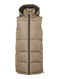 NMAURORA HOOD VEST NOOS hellbraun2