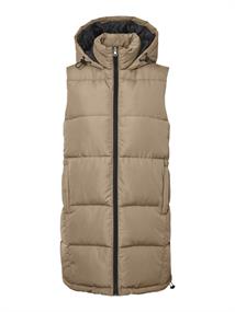 NMAURORA HOOD VEST NOOS hellbraun2