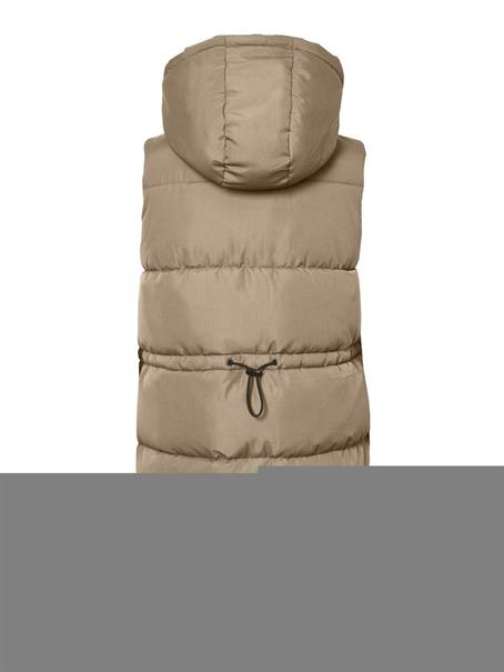 NMAURORA HOOD VEST NOOS hellbraun2