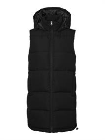 NMAURORA HOOD VEST NOOS schwarz