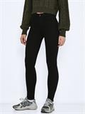 NMCALLIE HW SKINNY BLACK JEANS FWD NOOS black denim