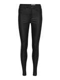 NMCALLIE HW SKINNY COATED PANTS NOOS black