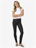NMCALLIE HW SKINNY COATED PANTS NOOS black