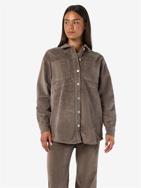 NMCORD ALVA L/S SHACKET NOOS morel
