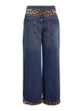 NMCORE NW LEOPATCH WIDE LEG JEAN FO050DB dark blue denim