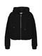NMCUDDLE CROP HOOD JACKET NOOS black
