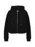 NMCUDDLE CROP HOOD JACKET NOOS black