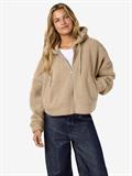 NMCUDDLE CROP HOOD JACKET NOOS white pepper