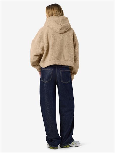 NMCUDDLE CROP HOOD JACKET NOOS white pepper