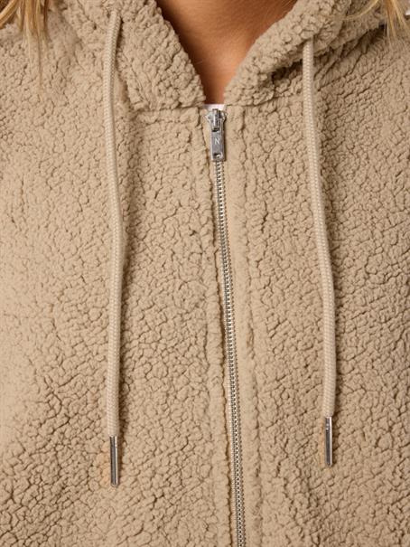 NMCUDDLE CROP HOOD JACKET NOOS white pepper