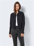 NMDEBRA L/S BLACK DENIM JACKET NOOS black