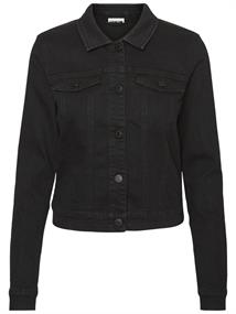 NMDEBRA L/S BLACK DENIM JACKET NOOS black