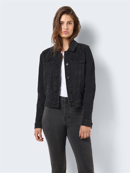 NMDEBRA L/S BLACK DENIM JACKET NOOS black