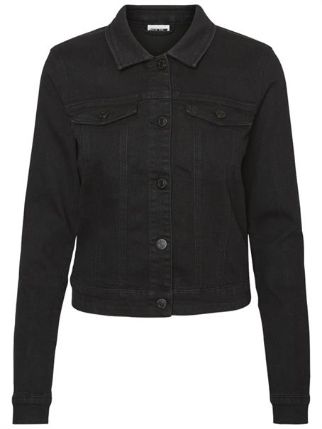 NMDEBRA L/S BLACK DENIM JACKET NOOS black