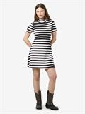 NMELINOR S/S SKATER DRESS JRS NOOS birch