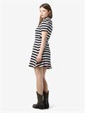 NMELINOR S/S SKATER DRESS JRS NOOS birch