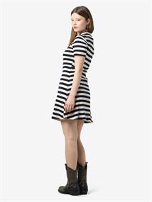 NMELINOR S/S SKATER DRESS JRS NOOS birch