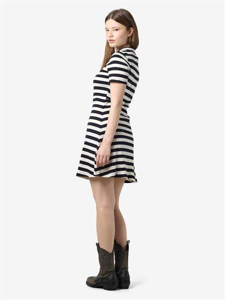 NMELINOR S/S SKATER DRESS JRS NOOS birch