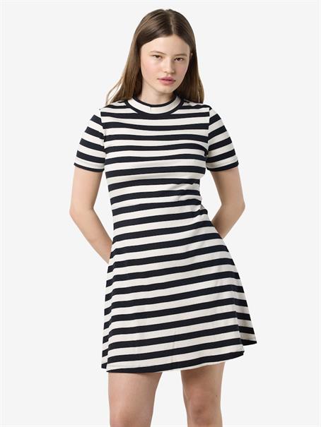 NMELINOR S/S SKATER DRESS JRS NOOS birch