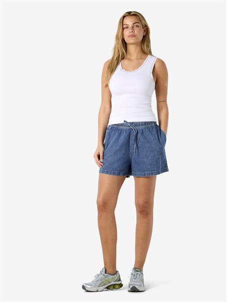 NMENZA MW REG ELAS SHORTS MG004MB NOOS medium blue denim