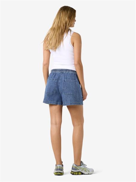 NMENZA MW REG ELAS SHORTS MG004MB NOOS medium blue denim