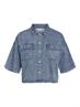 NMENZA S/S REG CROP SHIRT MG004MB NOOS medium blue denim