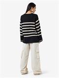 NMFIFI L/S O-NECK TUNIC KNIT FWD NOOS black