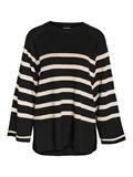 NMFIFI L/S O-NECK TUNIC KNIT FWD NOOS black