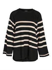 NMFIFI L/S O-NECK TUNIC KNIT FWD NOOS black