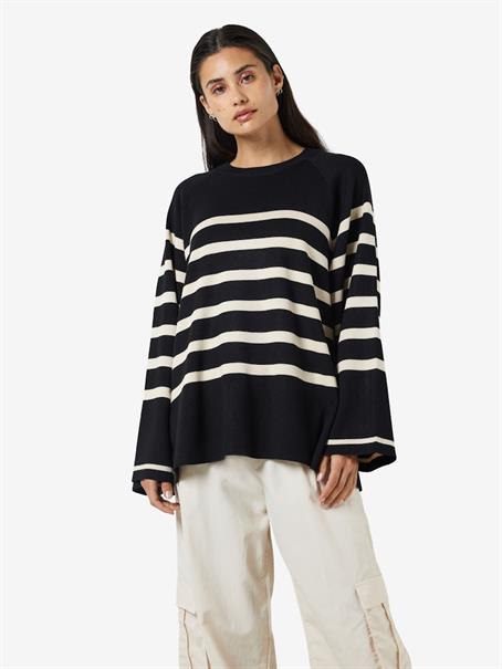 NMFIFI L/S O-NECK TUNIC KNIT FWD NOOS black