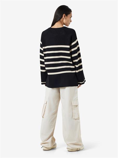 NMFIFI L/S O-NECK TUNIC KNIT FWD NOOS black