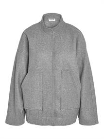 NMHALSTON L/S BOMBER JACKET NOOS light grey melange