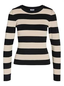 NMJAZ L/S O-NECK KNIT FWD black