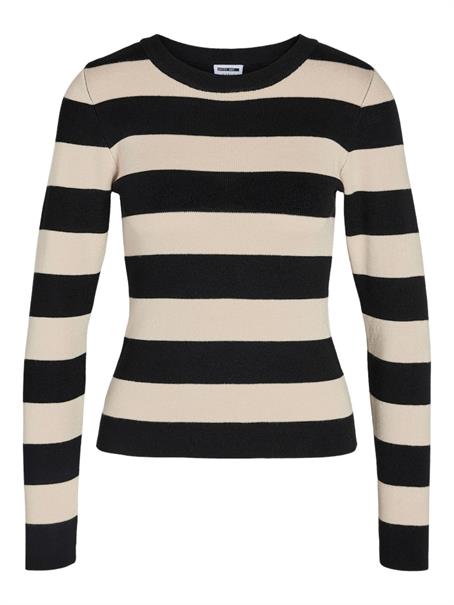 NMJAZ L/S O-NECK KNIT FWD black