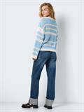 NMJOLA L/S O-NECK KNIT DD sky blue