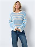 NMJOLA L/S O-NECK KNIT DD sky blue