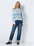 NMJOLA L/S O-NECK KNIT DD sky blue