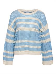 NMJOLA L/S O-NECK KNIT DD sky blue