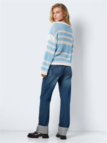 NMJOLA L/S O-NECK KNIT DD sky blue