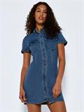 NMJOY S/S DRESS MB S* medium blue denim