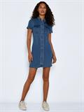 NMJOY S/S DRESS MB S* medium blue denim