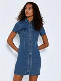 NMJOY S/S DRESS MB S* medium blue denim