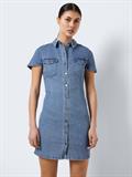 NMJOY S/S DRESS MB S* medium blue denim