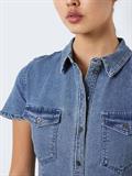 NMJOY S/S DRESS MB S* medium blue denim