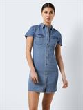 NMJOY S/S DRESS MB S* medium blue denim